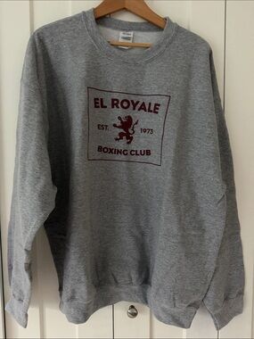 Gray Crewneck Sweatshirt - Boxing Club